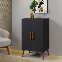 Organizador Cali Base Madeira Maciça e Mdf 2 Portas