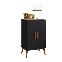 Organizador Cali Duas Portas Preto Carmolar Móveis Organizador Cali Duas Portas Preto Carmolar Móveis