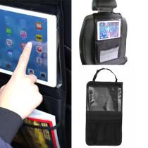 Organizador Carro Bebe Criança Case Porta Tablet Celular Encosto Automotivo Suporte Porta Treco