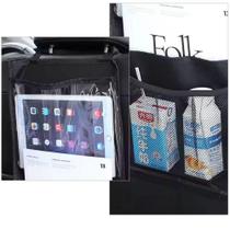 Organizador carro bebe criança case porta tablet celular