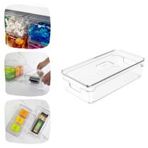 Organizador Clear Com Tampa Casa Cozinha Armários Geladeira - Martiplast Organizador Clear Com Tampa Casa Cozinha Armários Geladeira - Martiplast