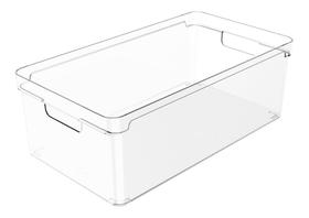 Organizador Clear De Armário Dispensa 37x20x13cm Transparent