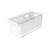 Organizador Clear Fresh Com Cesto 5 Litros Natural - Ou Organizador Clear Fresh Com Cesto 5 Litros Natural - Ou