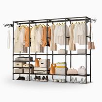 Organizador Closet Roupas 4 Colunas Cabideiro Arara Portátil