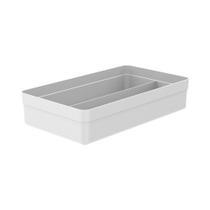 Organizador com 2 Divisórias Logic Branco 35cm - Ou