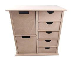 Organizador Com 7 Gavetas em MDF Liso