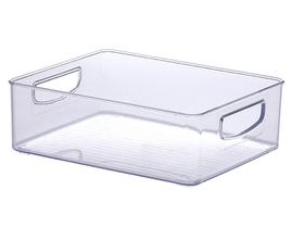 Organizador com Alça Diamond 25x20x8cm Cristal Organizador com Alça Diamond 25x20x8cm Cristal