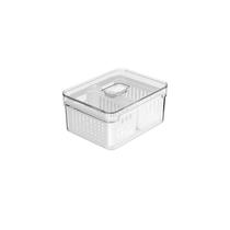 Organizador com Cesto Duplo 2,2L Clear Fresh OU 15 x 20 x 9,5cm Natural