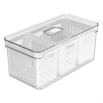Organizador com Cesto Triplo OU 5L Clear Fresh Branco