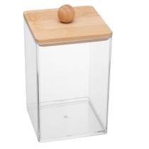 Organizador com Tampa de Bambu My Box 7,1x11,5cm - Lyor Organizador com Tampa de Bambu My Box 7,1x11,5cm - Lyor