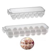 Organizador com tampa para ovos com 14 cavidades - PARAMOUNT