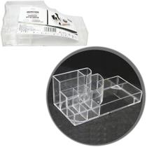 Organizador Cosmetic Acrilic Retangula 8 Cavidade 16,3X8X6,5