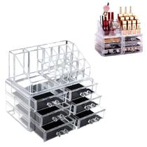 Organizador Cosmético de Maquiagem em Acrílico Com 6 Gavetas Organizador Cosmético de Maquiagem em Acrílico Com 6 Gavetas