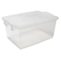 Organizador Cristal 30 Litros com Travas - Ordene