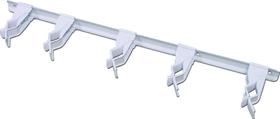 Organizador de alça deslizante Crawford SG5W Steel White 5 Utilities
