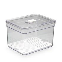 Organizador de Alimentos 3,8L Acrílico Tampa Não Deixa Cheiro - PLASTUTTI Organizador de Alimentos 3,8L Acrílico Tampa Não Deixa Cheiro - PLASTUTTI