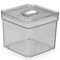 Organizador de Alimentos e Frutas 2,8 Litros 14 Cm Com Tampa Plastutti 0572