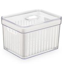 Organizador De Alimentos E Frutas 3,8 Lts 18,5 Cm Com Cesta