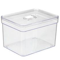 Organizador de Alimentos e Frutas 3,8 Lts 18,5 Cm Com Tampa Plastutti 0567