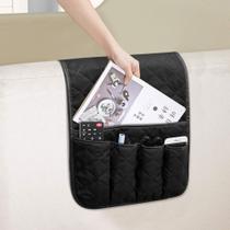 Organizador de apoio de braço para sofá AUVCAS VNOM Non-Slip Storage preto Organizador de apoio de braço para sofá AUVCAS VNOM Non-Slip Storage preto