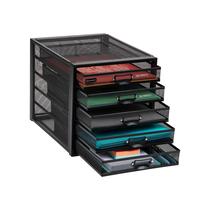 Organizador de Archivos con Cajones de Malla Metálica Mind Reader 28x36x28 cm