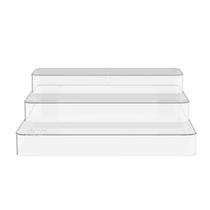 Organizador de Armario Cozinha Multinível 3 Andares Acrílico Despensa Multiuso Clear Ou