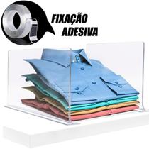 Organizador de armário de acrílico, divisórias de prateleira, conjunto de organizadores de armários