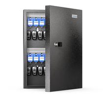 Organizador de armário de chaves DiDiHere 32 Key Black Steel