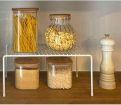 Organizador de Armário de Cozinha Dicarlo Branco - Praticidade e Estilo