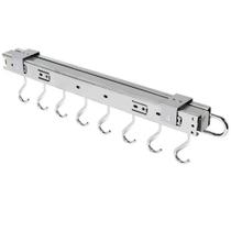 Organizador de Armário Deslizante 8 Ganchos Multiuso Panelas Roupas Utensílios Masutti Copat