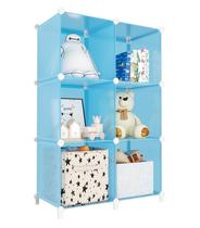 Organizador de armário HOMIDEC 6 Cube Portable com prateleira de armazenamento Organizador de armário HOMIDEC 6 Cube Portable com prateleira de armazenamento