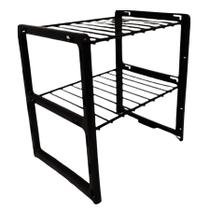 Organizador De Armário P Rack P/ Cozinha 2 Andares Metaltru