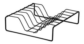 Organizador De Armário Para 6 Tampas Preto Fosco Future Organizador De Armário Para 6 Tampas Preto Fosco Future