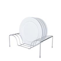 Organizador de armário pratos de mesa Escorredor Aço Antiderrapante Porta Pratos