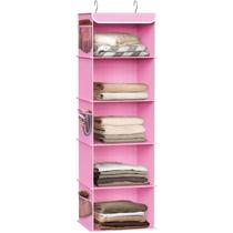 Organizador de armário Simple Houseware, 5 prateleiras, rosa