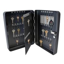 Organizador de armários de chaves Lucky Line 60-Hook Locking Metal