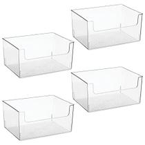 Organizador de armazenamento Bin Basket MDesign Ligne Collection, pacote com 4
