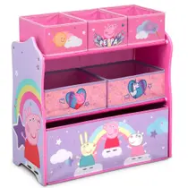 Organizador de armazenamento de brinquedos Delta Children Design & Store Peppa Pig