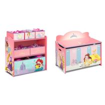 Organizador de armazenamento de brinquedos Delta Children Disney Princess Set
