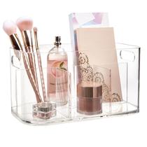 Organizador de armazenamento de cosméticos de plástico StorI Bliss com 5 compartimentos