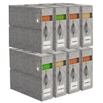 Organizador de armazenamento de folhas ZenStorage 8 Pack King & Queen Organizador de armazenamento de folhas ZenStorage 8 Pack King & Queen