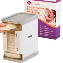 Organizador de armazenamento de leite materno Lelife Freeze para sacos de 1,8 L