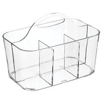 Organizador de armazenamento de maquiagem Caddy Tote mDesign Lumiere Small Organizador de armazenamento de maquiagem Caddy Tote mDesign Lumiere Small