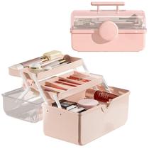 Organizador de armazenamento de maquiagem WMM de grande capacidade com capa transparente Organizador de armazenamento de maquiagem WMM de grande capacidade com capa transparente