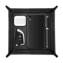 Organizador de armazenamento de mesa Valet Tray SITHON Premium PU Leather