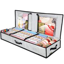 Organizador de armazenamento de papel de embrulho BALEINE Christmas Grey