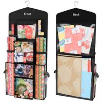Organizador de armazenamento de papel de embrulho suspenso ProPik Black 40x43cm