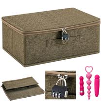 Organizador de armazenamento de sacolas de brinquedos Briwooody Discreet Lockable 38x25,5x16cm Organizador de armazenamento de sacolas de brinquedos Briwooody Discreet Lockable 38x25,5x16cm