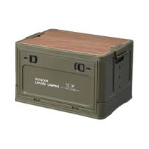 Organizador De Armazenamento Doméstico Dobrável De Grande Capacidade 30L, Empilhável, Com Abertura