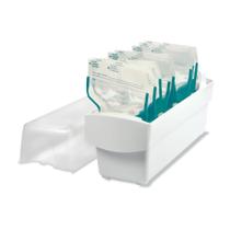 Organizador de armazenamento em freezer de leite materno nos primeiros anos